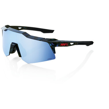 100% SPEEDCRAFT XS Sunglasses Black Iridium Blue HiPER 2023 0